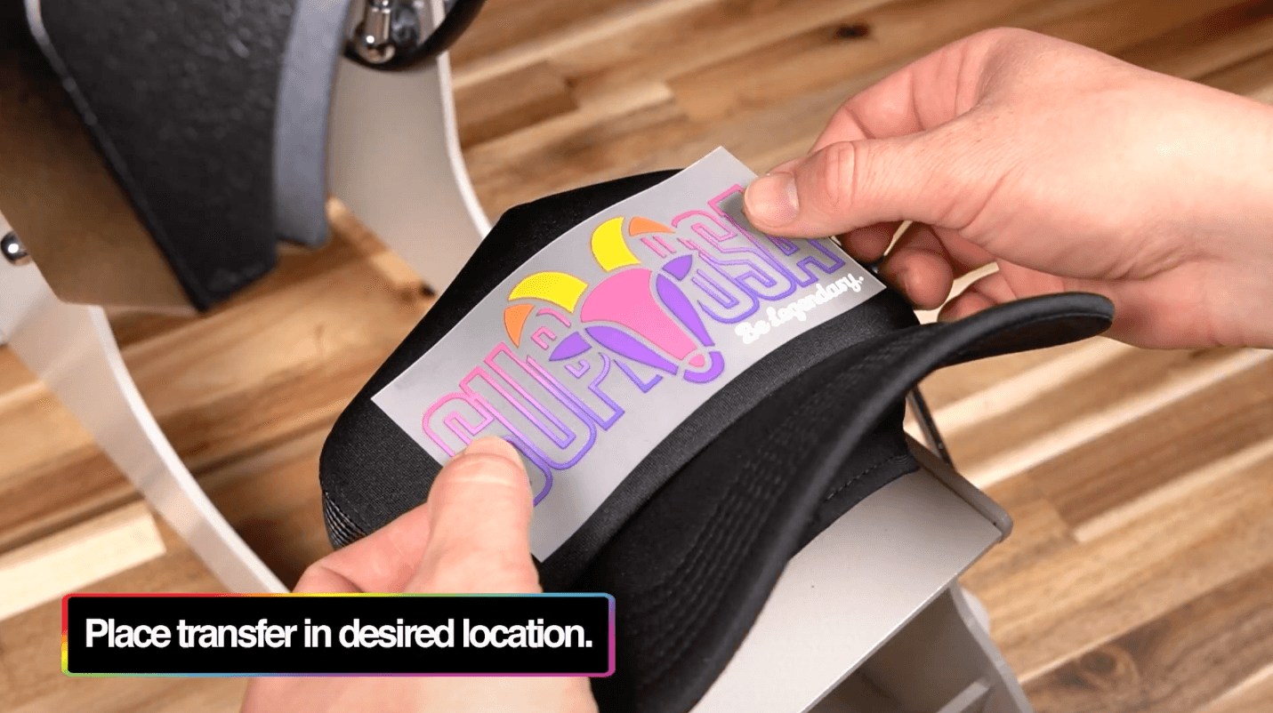 Headwear Pressing Instructions